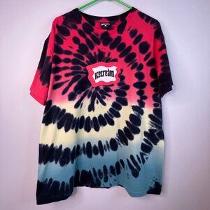 Ice Cream Spiral Tie Dye Multi Color Billionaire Boys Club Shirt Size Large
